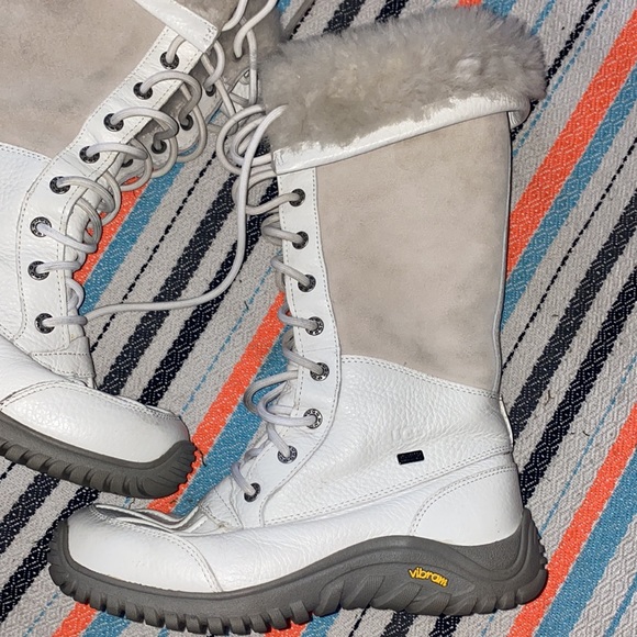 UGG Shoes - UGG event shearling tall lace up boots 8.5